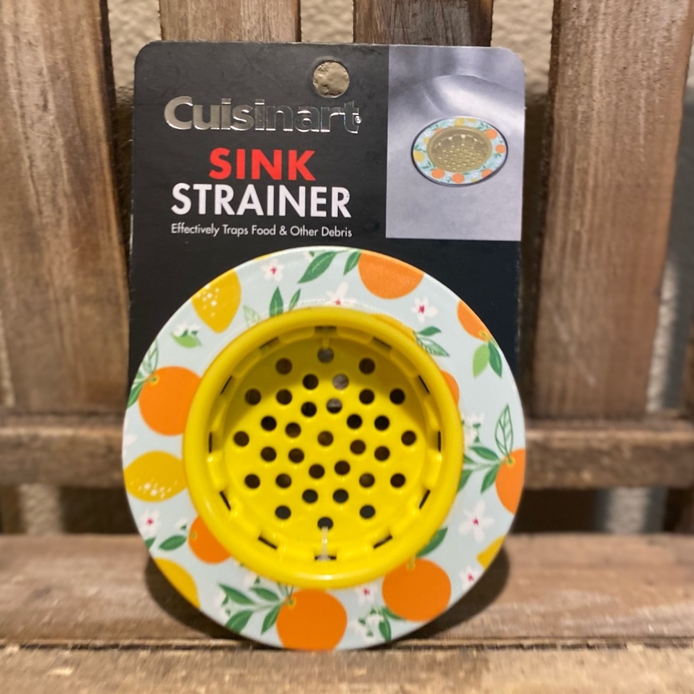 Lemons & Oranges Sink Strainer, Farmhouse Citrus Fruit Sink Strainer
